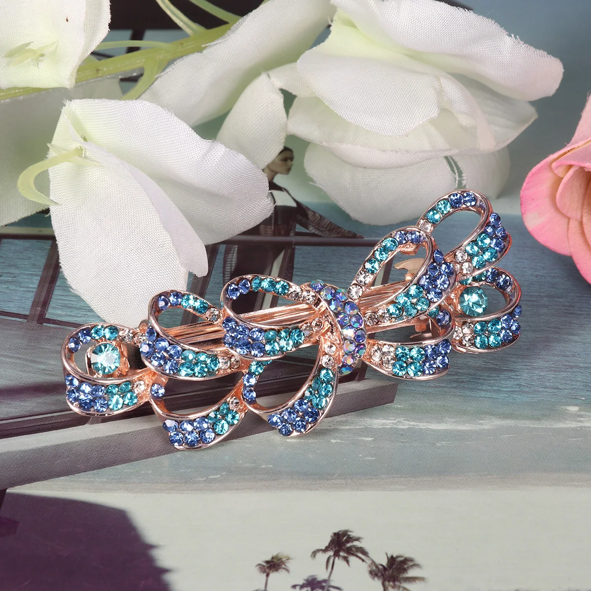 Rhinestone Clips Shiny Lightweight Elegant Barrettes For Women Fancy Hair Fancy Hair Clip Accessories Blue
Rhinestone Clips Shiny Lightweight Elegant Barrettes For Women Fancy Hair Fancy Hair Clip Accessories Blue