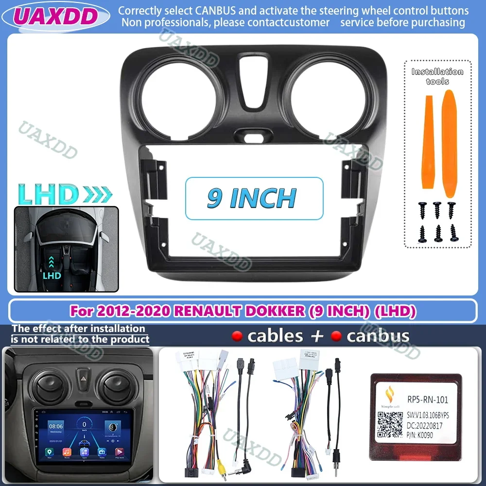 9 Inch Car Frame Fascia Adapter Canbus Box Decoder Android Radio Dash Fitting Panel For RENAULT DOKKER 2012-2020 cable harness
9 Inch Car Frame Fascia Adapter Canbus Box Decoder Android Radio Dash Fitting Panel For RENAULT DOKKER 2012-2020 cable harness