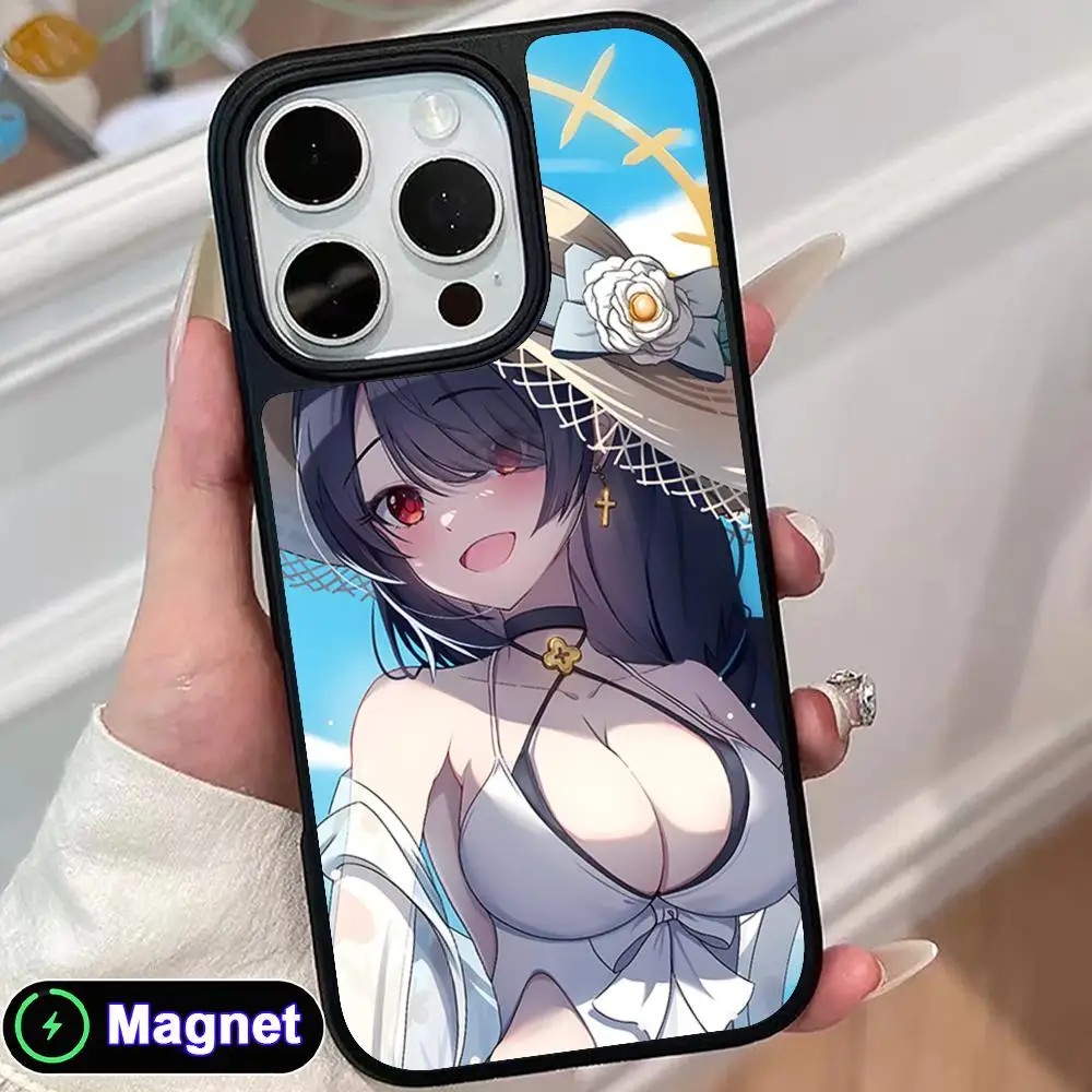 Blue Archive Hinata Phone Case for iPhone 17 16 15 14 13 12 11 Air Pro Max Plus Matte Surface Magnet Cover
Blue Archive Hinata Phone Case for iPhone 17 16 15 14 13 12 11 Air Pro Max Plus Matte Surface Magnet Cover