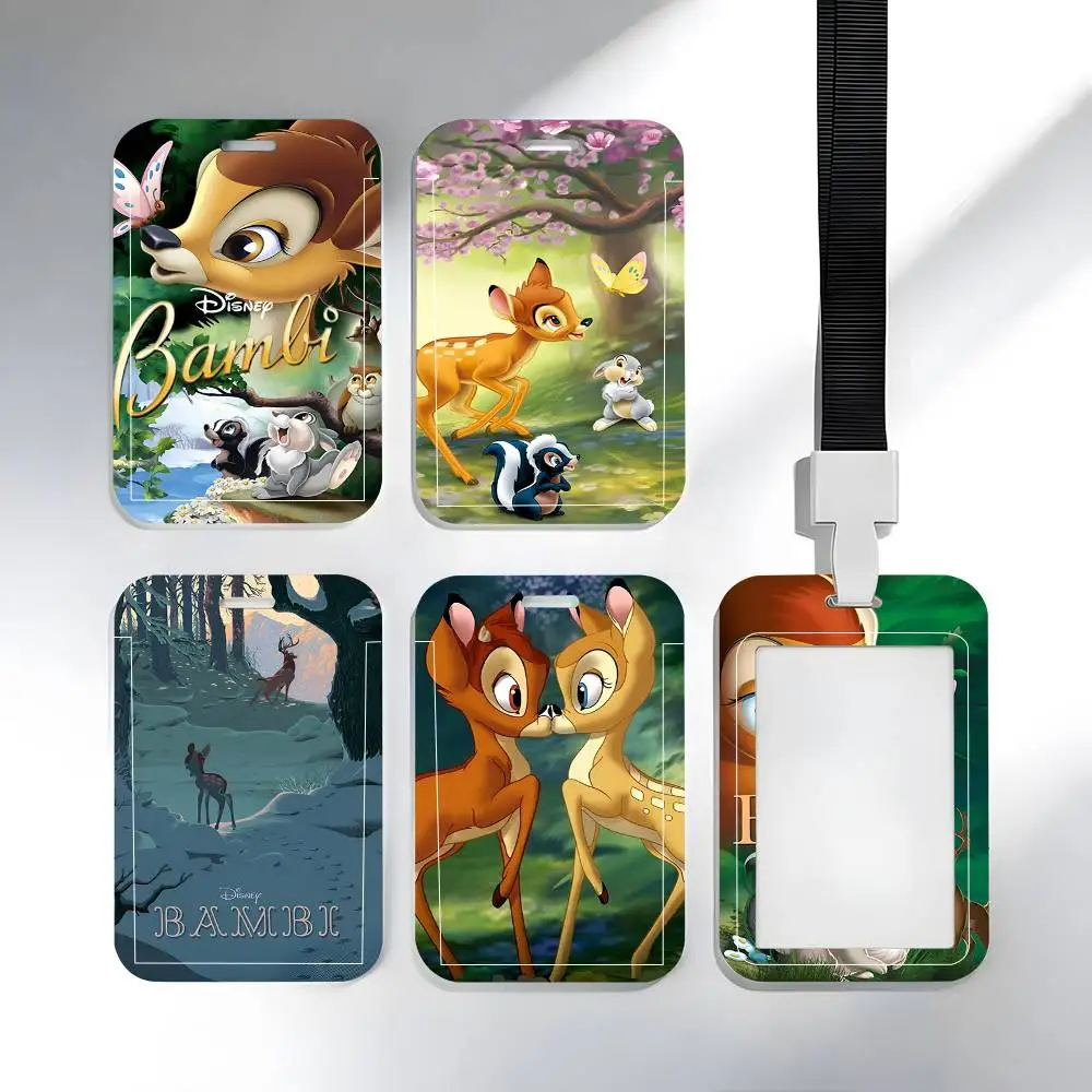 Мультяшные держатели для карт B-Bambi, держатели для студенческих удостоверений, держатели для карт на шею, аксессуары для контроля доступа, подарки
Мультяшные держатели для карт B-Bambi, держатели для студенческих удостоверений, держатели для карт на шею, аксессуары для контроля доступа, подарки