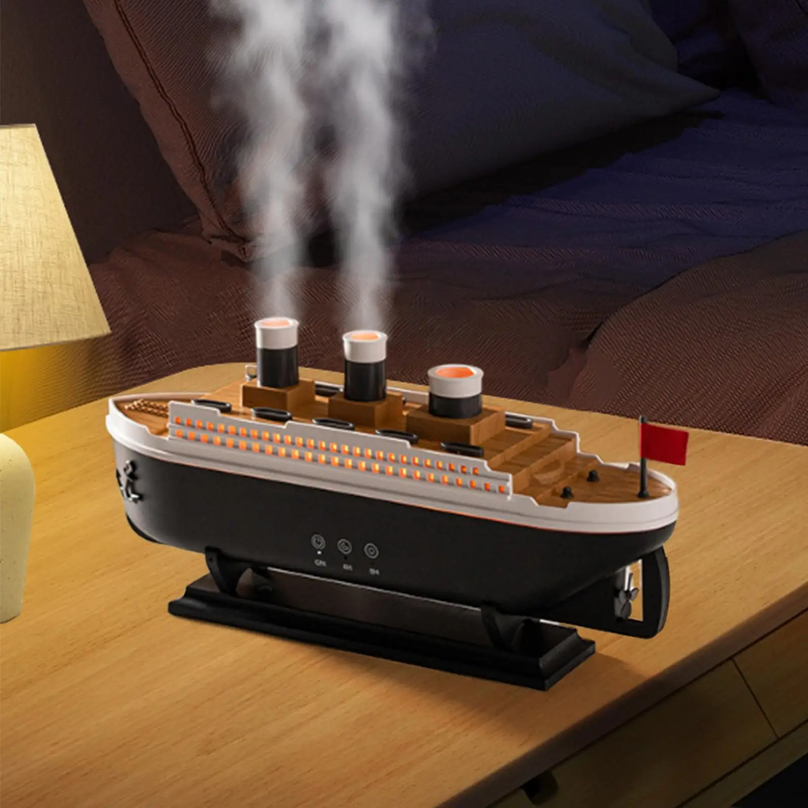 Retro Ship Shaped Diffuser 7 Color Atmosphere Light with Remote Control for Yoga Studio Hotel Fitness Room Living Room Bedroom
Retro Ship Shaped Diffuser 7 Color Atmosphere Light with Remote Control for Yoga Studio Hotel Fitness Room Living Room Bedroom