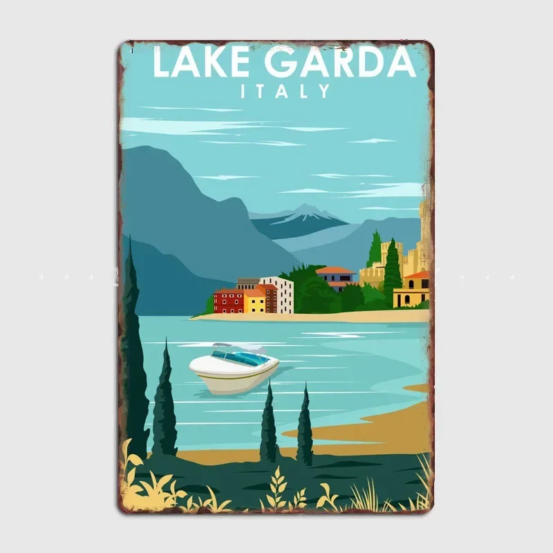 Tourist Attraction Lake Garda Italy Art Posters Wall Art Metal Painting Vintage Garden Tin Sign Home Decor Room Decoration
Tourist Attraction Lake Garda Italy Art Posters Wall Art Metal Painting Vintage Garden Tin Sign Home Decor Room Decoration