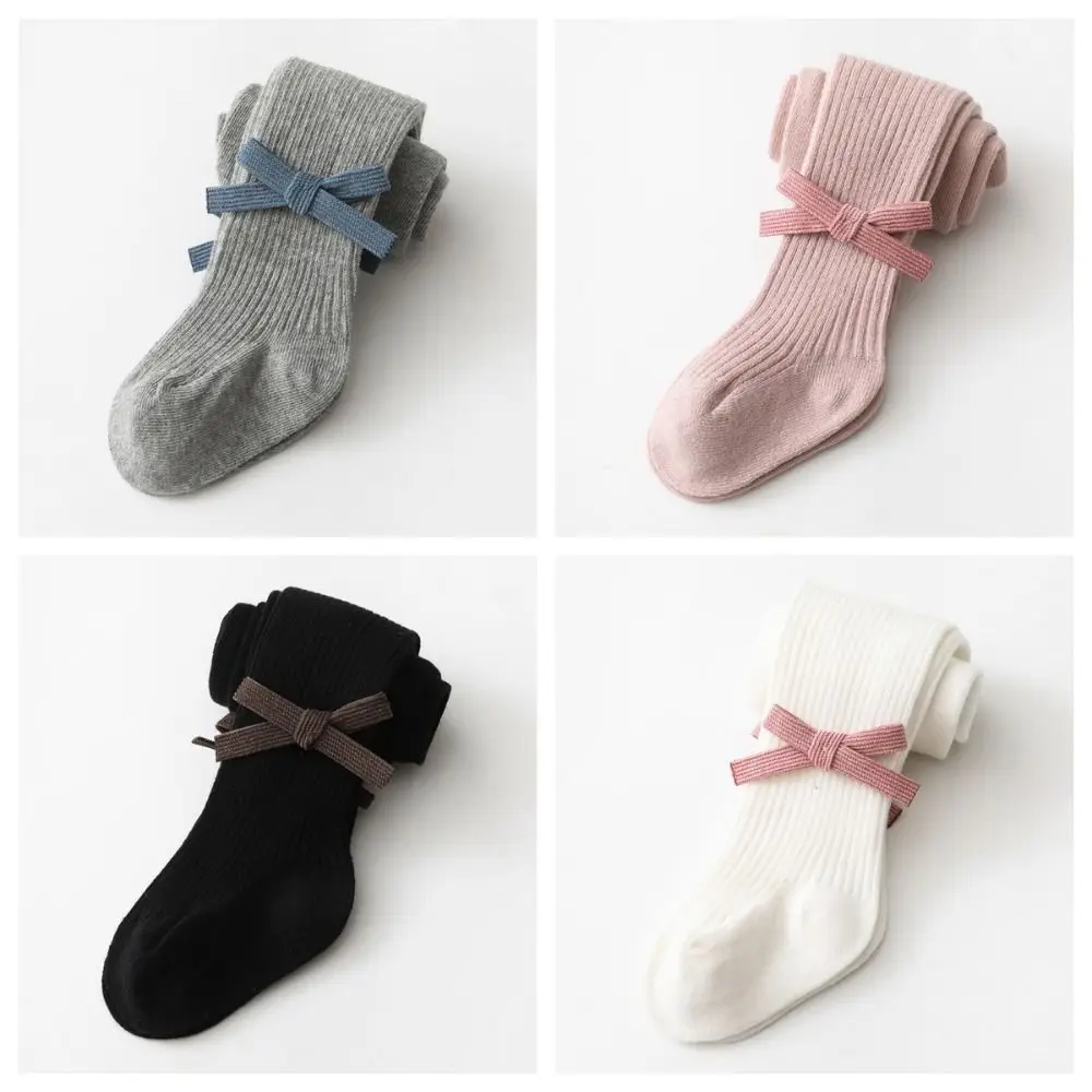 Knitted Children Pantyhose Cute Cotton Solid Color Kids Tights Korean Style Stockings Bow Kids Stockings Winter
Knitted Children Pantyhose Cute Cotton Solid Color Kids Tights Korean Style Stockings Bow Kids Stockings Winter