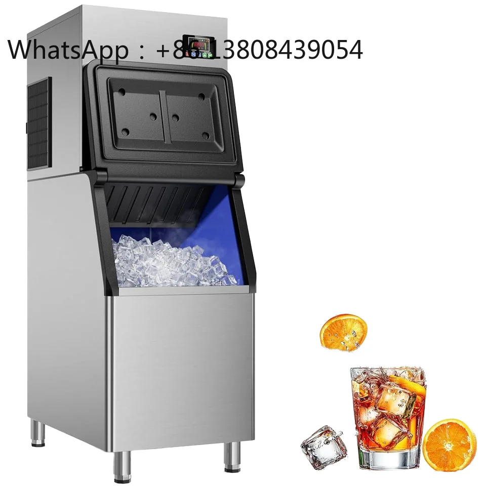 Commercial High Productivity 200kg/24h Stainless Steel Split-type Industrial Ice Maker 140kg Storage Bin Ice Cube Shape Bar
Commercial High Productivity 200kg/24h Stainless Steel Split-type Industrial Ice Maker 140kg Storage Bin Ice Cube Shape Bar