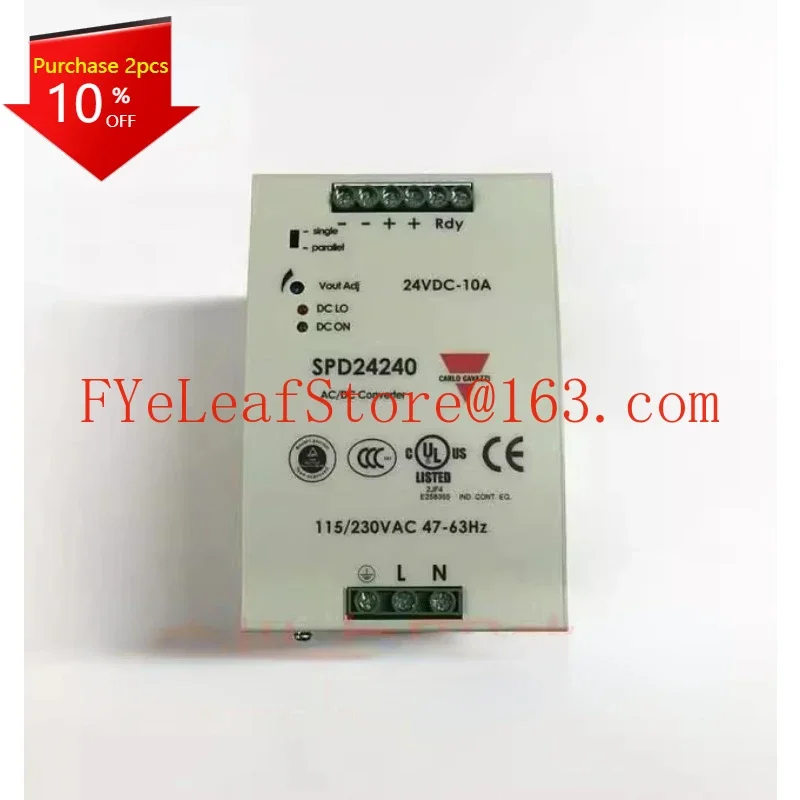 Spd242401 Original Anti-Interference Single-Phase Guide Rail Type Small Regulated Switch Power Supply
Spd242401 Original Anti-Interference Single-Phase Guide Rail Type Small Regulated Switch Power Supply