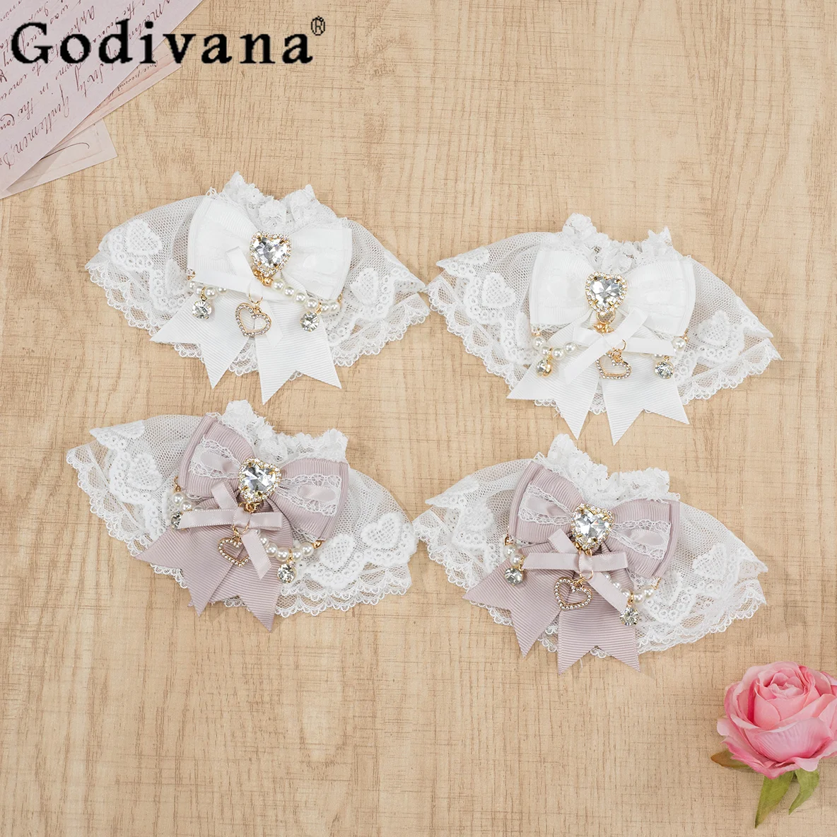 Japanese Mine Mass-Produced Handmade Lace Pearl Chain Bow Lolita Wristband Girly Sweet Cute Fashion Elegant Pink Bracelet Women
Japanese Mine Mass-Produced Handmade Lace Pearl Chain Bow Lolita Wristband Girly Sweet Cute Fashion Elegant Pink Bracelet Women