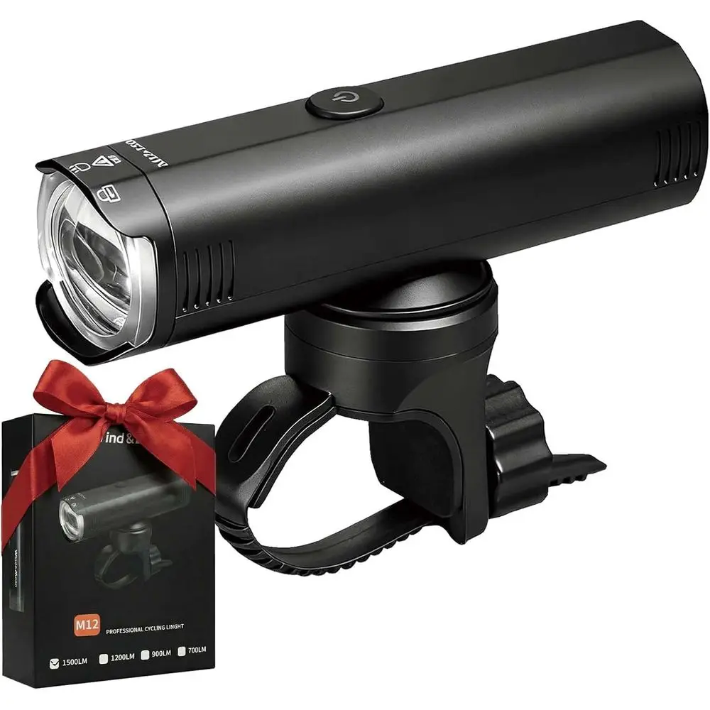 Bike Lights for Night Riding, Bright Cycling Headlights 1500LM, USB-C 5000mAh Rechargeable, Anti-Glare IP66 Waterproof Bicycle F
Bike Lights for Night Riding, Bright Cycling Headlights 1500LM, USB-C 5000mAh Rechargeable, Anti-Glare IP66 Waterproof Bicycle F