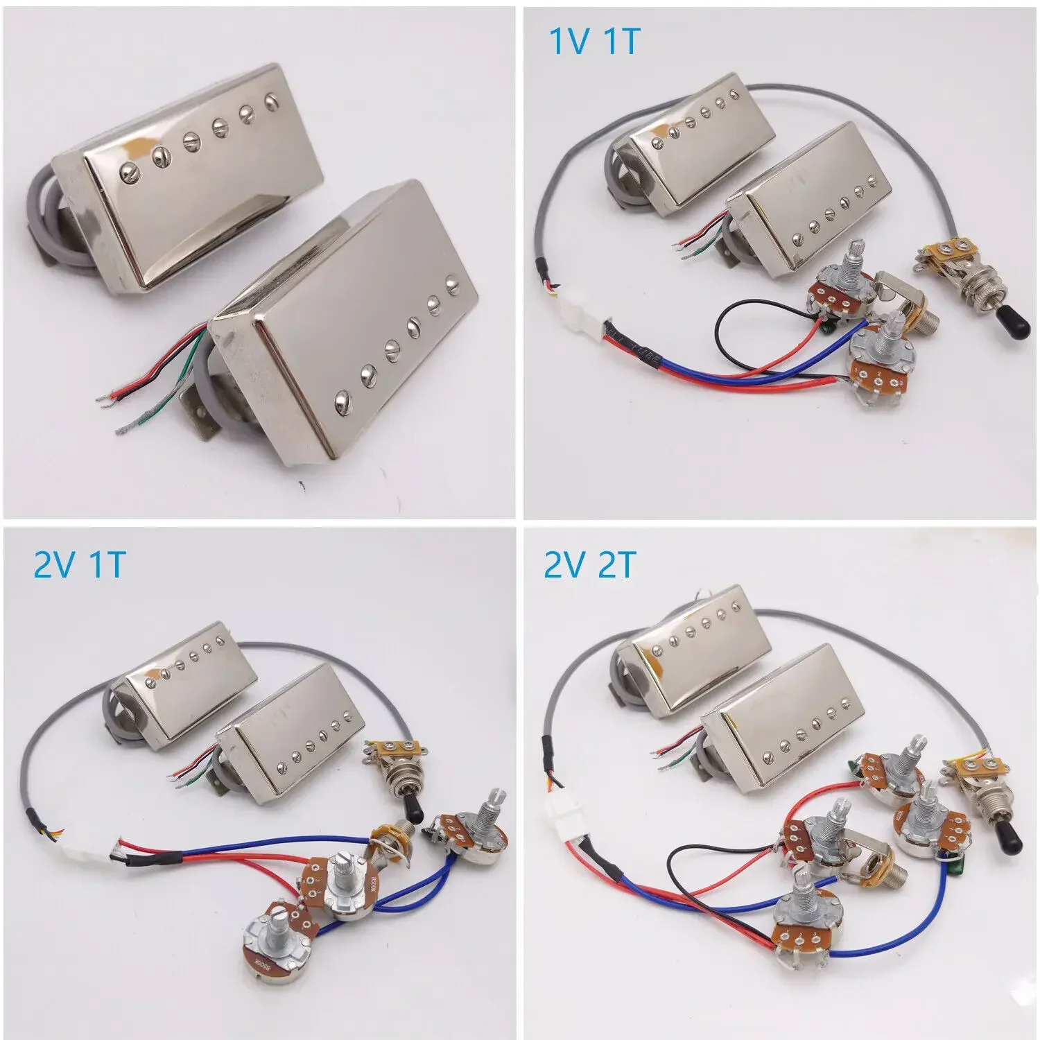 Classic 57 Alnico V Guitar Humbucker Pickup Chrome with 4C Wiring Harness for LP Electric Guitar Replacement Parts
Classic 57 Alnico V Guitar Humbucker Pickup Chrome with 4C Wiring Harness for LP Electric Guitar Replacement Parts