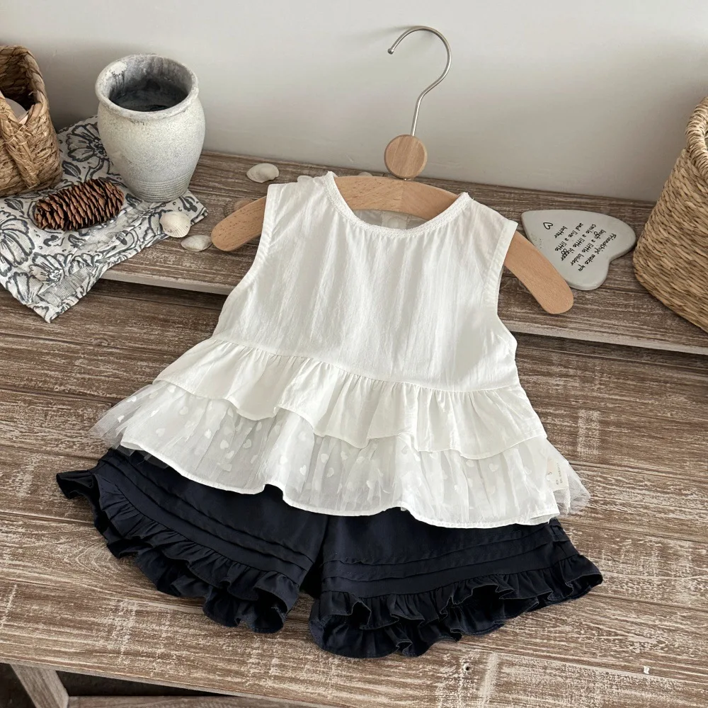2026 Summer Baby Shirts 0-3Y Solid Color Lace Ruffles Girls Sleeveless Blouses Cotton Princess Tops Toddler Girls Clothes
2026 Summer Baby Shirts 0-3Y Solid Color Lace Ruffles Girls Sleeveless Blouses Cotton Princess Tops Toddler Girls Clothes