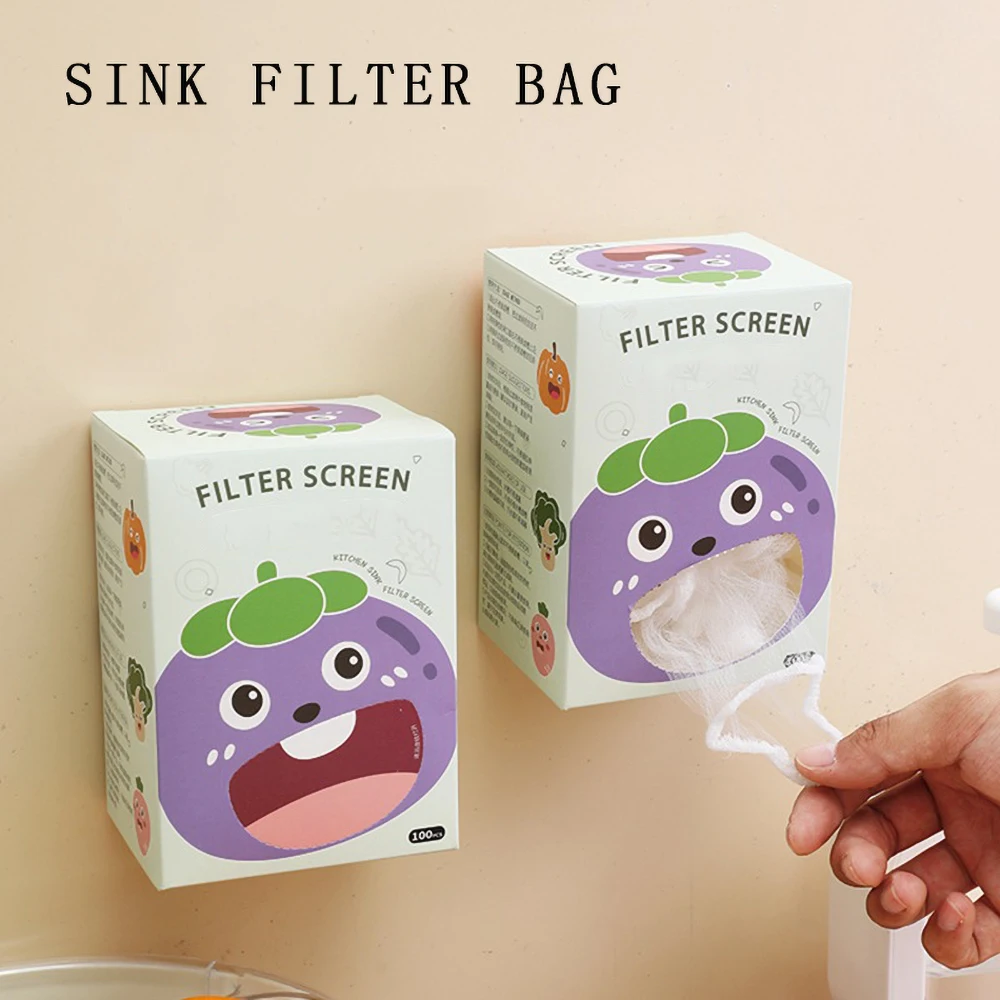 200pcs Disposable Sink Filter Mesh Bags Kitchen Sink Strainer Drain Hole Anti-blocking Garbage Bag Cleaning Strainers Net
200pcs Disposable Sink Filter Mesh Bags Kitchen Sink Strainer Drain Hole Anti-blocking Garbage Bag Cleaning Strainers Net