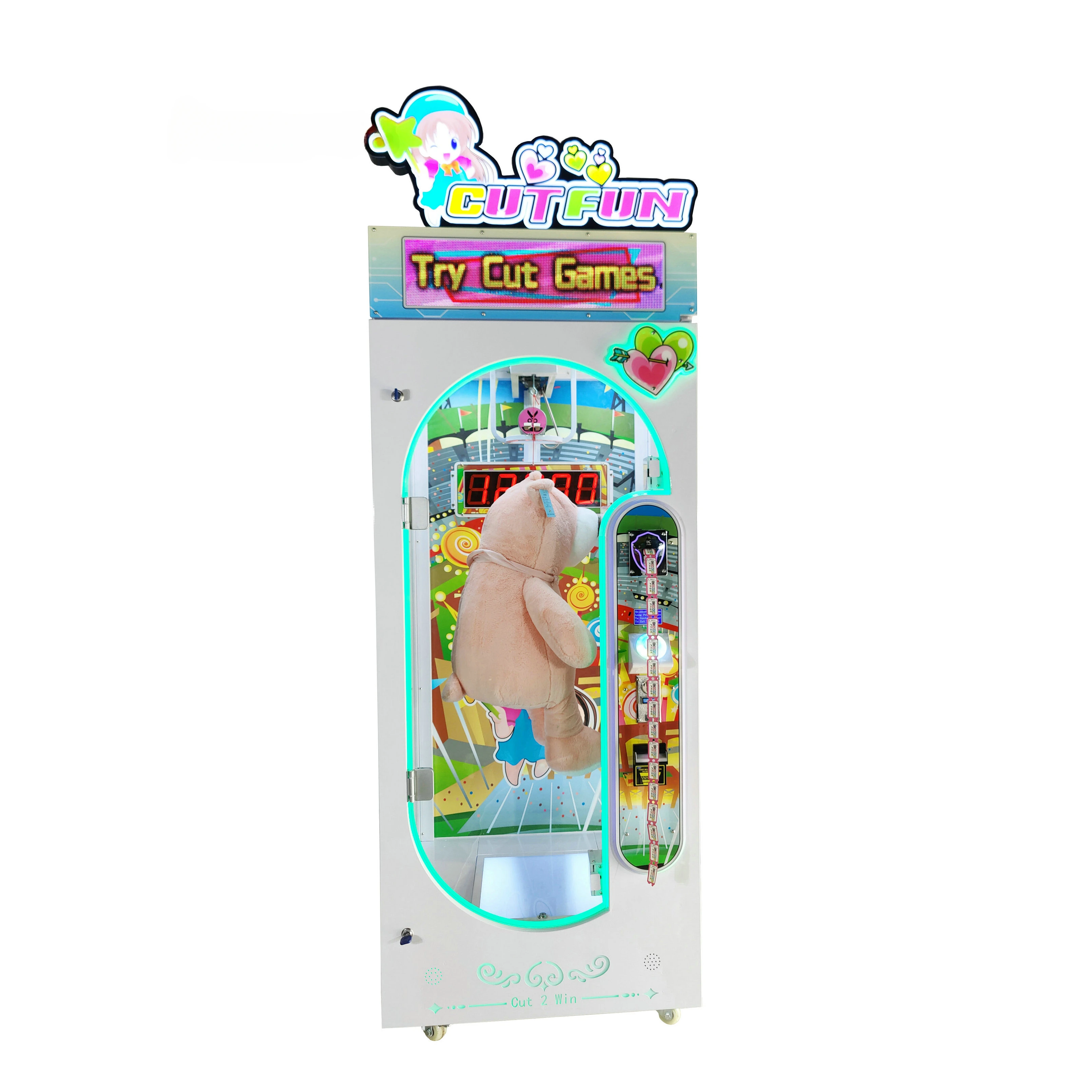 Hot Cut Fun Prize Machine 10 Seconds Challenge Skill Gift Machine Cut Yr Prize Arcade Machine
Hot Cut Fun Prize Machine 10 Seconds Challenge Skill Gift Machine Cut Yr Prize Arcade Machine