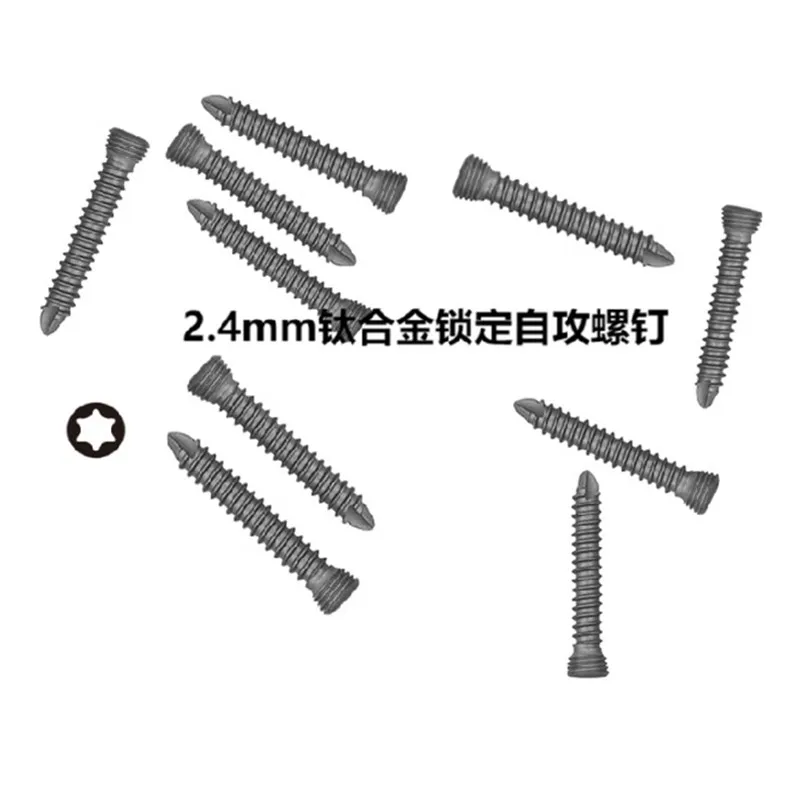 2.4mm Locking Stardrive Head Screws Titanium Alloys Implant Veterinary Orthopedic Surgical Instrument Tool Veterinary Equipments
2.4mm Locking Stardrive Head Screws Titanium Alloys Implant Veterinary Orthopedic Surgical Instrument Tool Veterinary Equipments