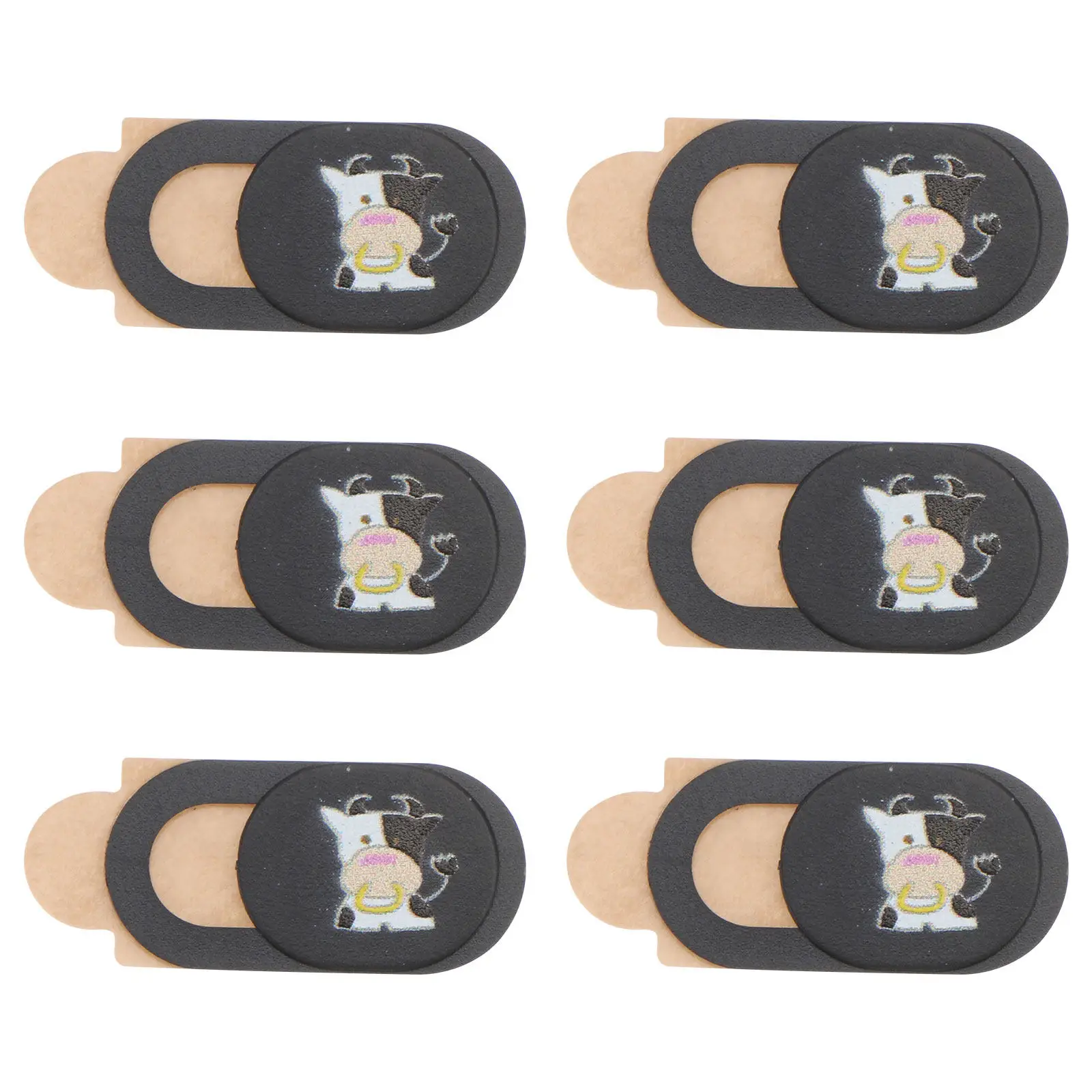 Набор из 6 накладок на веб-камеру с защитой от просмотра и рисунком коровы для ноутбуков, гладкий слайдер
Набор из 6 накладок на веб-камеру с защитой от просмотра и рисунком коровы для ноутбуков, гладкий слайдер