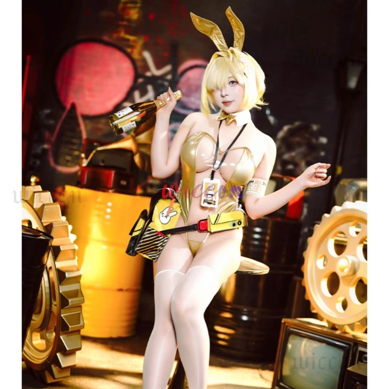 Игра Nikke Bunny Elegg косплей лакированная кожа прозрачные костюмы боди школьное нижнее белье для девочек с париком костюм на Хэллоуин
Игра Nikke Bunny Elegg косплей лакированная кожа прозрачные костюмы боди школьное нижнее белье для девочек с париком костюм на Хэллоуин