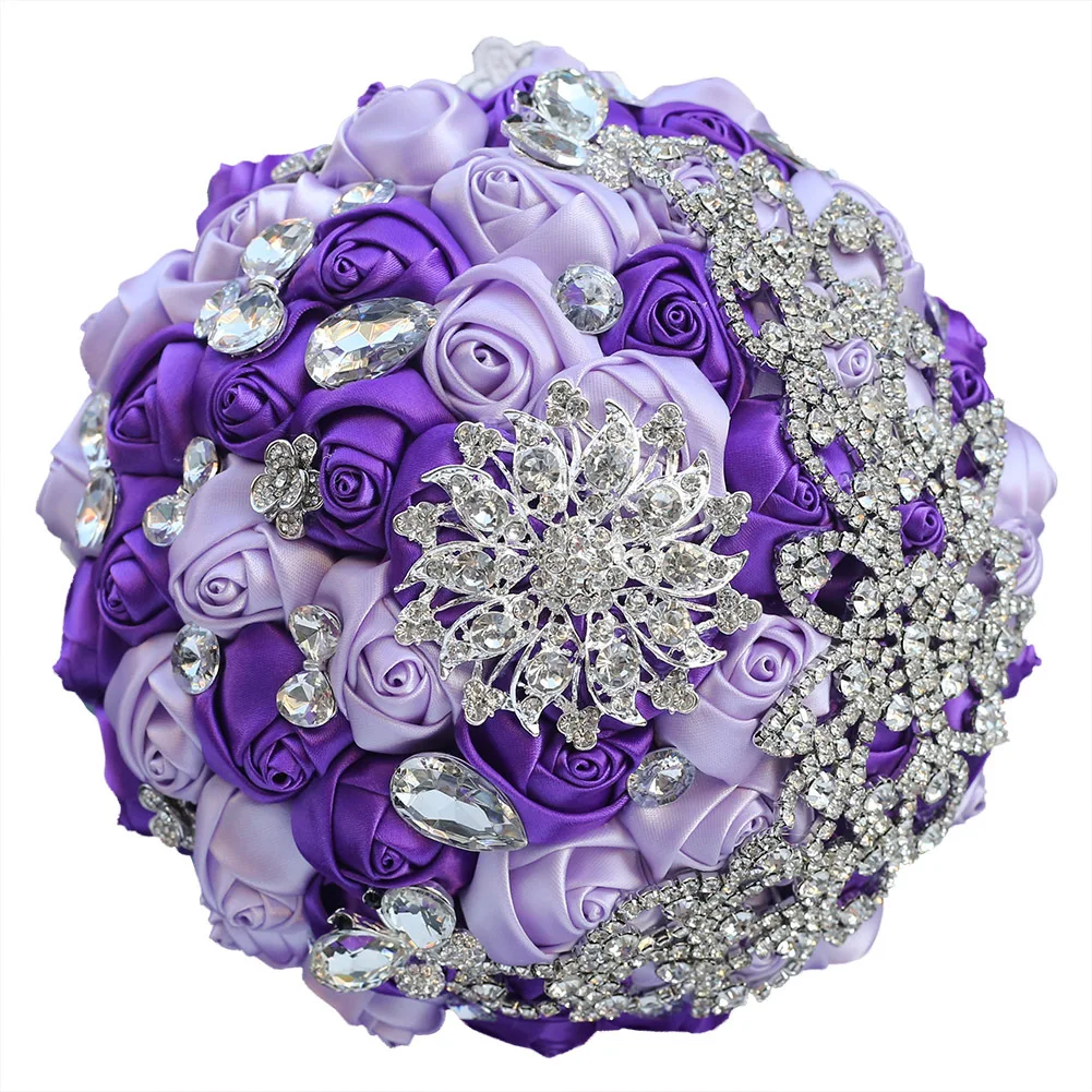 Handmade Simulation Purple Ribbon Rose DIY Bride Bouquet Wedding Church Decoration Supplies Bridesmaids Accessories Hand Bouquet
Handmade Simulation Purple Ribbon Rose DIY Bride Bouquet Wedding Church Decoration Supplies Bridesmaids Accessories Hand Bouquet