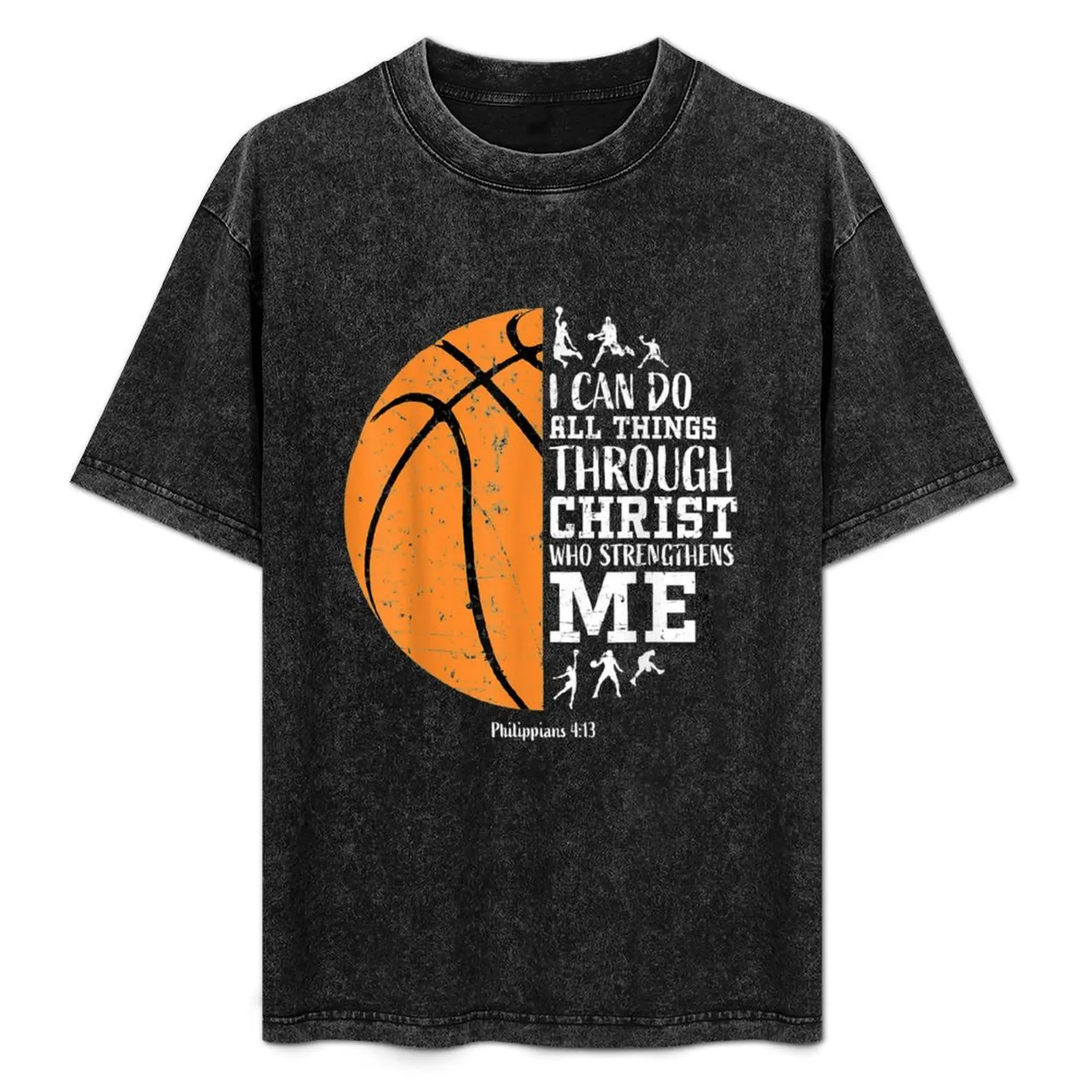 Christian Basketball I Can Do All Things Through Christ Who Strengthens Me Philippians T-Shirt Worker Basic Short Sleeve Tee
Christian Basketball I Can Do All Things Through Christ Who Strengthens Me Philippians T-Shirt Worker Basic Short Sleeve Tee