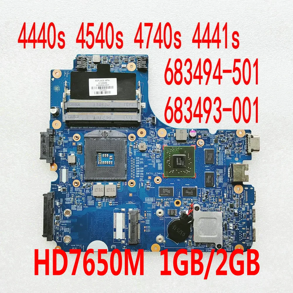683493-001 For HP ProBook 4441s 4740s 4540s Laptop Motherboard 683494-001 683494-501 683493-501 11243-1 HM76 HD7650M 1GB/2GB
683493-001 For HP ProBook 4441s 4740s 4540s Laptop Motherboard 683494-001 683494-501 683493-501 11243-1 HM76 HD7650M 1GB/2GB