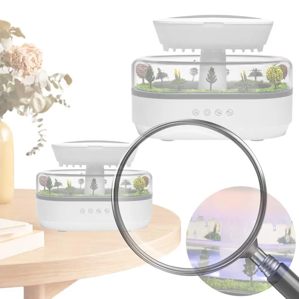 Увлажнитель воздуха с эффектом капель воды, микроландшафтный аромадиффузор с 7 режимами ночного освещения, для дома и офиса
Увлажнитель воздуха с эффектом капель воды, микроландшафтный аромадиффузор с 7 режимами ночного освещения, для дома и офиса