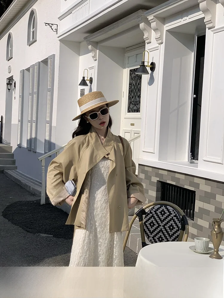 No Errors Parisian Sle Commuter Briti Faion ort Coat Jaet 2025 Autumn Collection Ele Thin Polyester Fiber
No Errors Parisian Sle Commuter Briti Faion ort Coat Jaet 2025 Autumn Collection Ele Thin Polyester Fiber