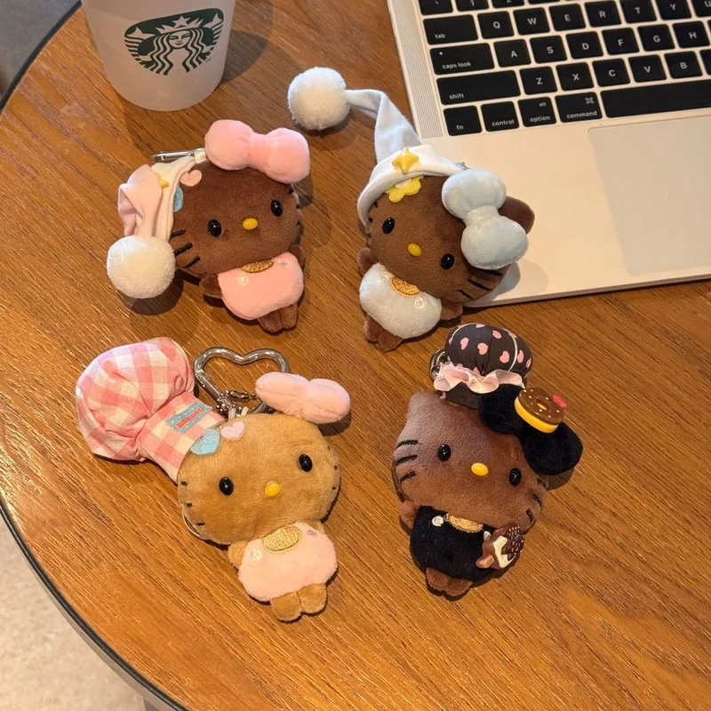 10CM Anime Hello Kitty Black Leather Mini Beanie Eyes Series Dress Up Cartoon Plush Doll Keychain Kawaii School Bag Pendant Gift
10CM Anime Hello Kitty Black Leather Mini Beanie Eyes Series Dress Up Cartoon Plush Doll Keychain Kawaii School Bag Pendant Gift