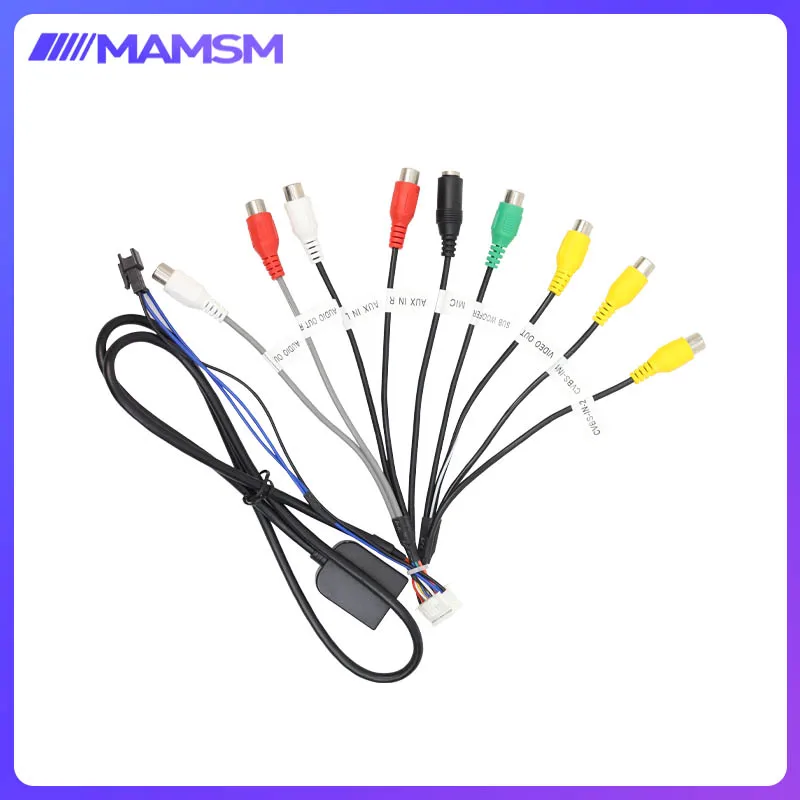 For Android Radio Car Stereo RCA 20 Pin Cable With 4G SIM Card Slot , Subwoofer Output CVBS Aux .Amp Control Fan Jack Mic Wire
For Android Radio Car Stereo RCA 20 Pin Cable With 4G SIM Card Slot , Subwoofer Output CVBS Aux .Amp Control Fan Jack Mic Wire