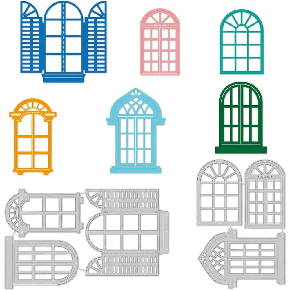 Window Background Embossing Template Window Frame Carbon Steel Die Cuts for Scrapbooking Card DIY Craft Decoration
Window Background Embossing Template Window Frame Carbon Steel Die Cuts for Scrapbooking Card DIY Craft Decoration