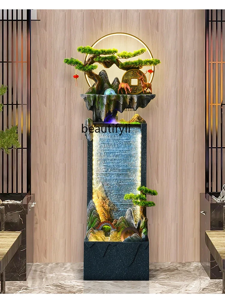 zxRockery Flowing Water Ornaments Fengshui Wheel Decorative Landscaping TV Cabinet Entrance Circulating Waterscape
zxRockery Flowing Water Ornaments Fengshui Wheel Decorative Landscaping TV Cabinet Entrance Circulating Waterscape