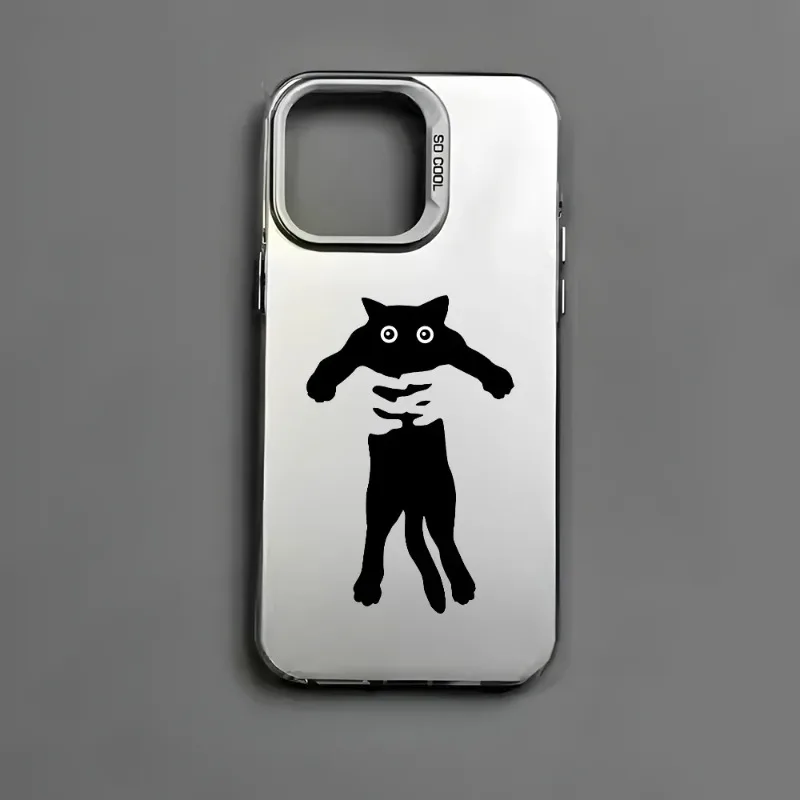 Black cat pattern phone case for iPhone 16 15 14 13 12 11 Pro/ Max/Plus shock-proof rear cover anti-fingerprint。
Black cat pattern phone case for iPhone 16 15 14 13 12 11 Pro/ Max/Plus shock-proof rear cover anti-fingerprint。