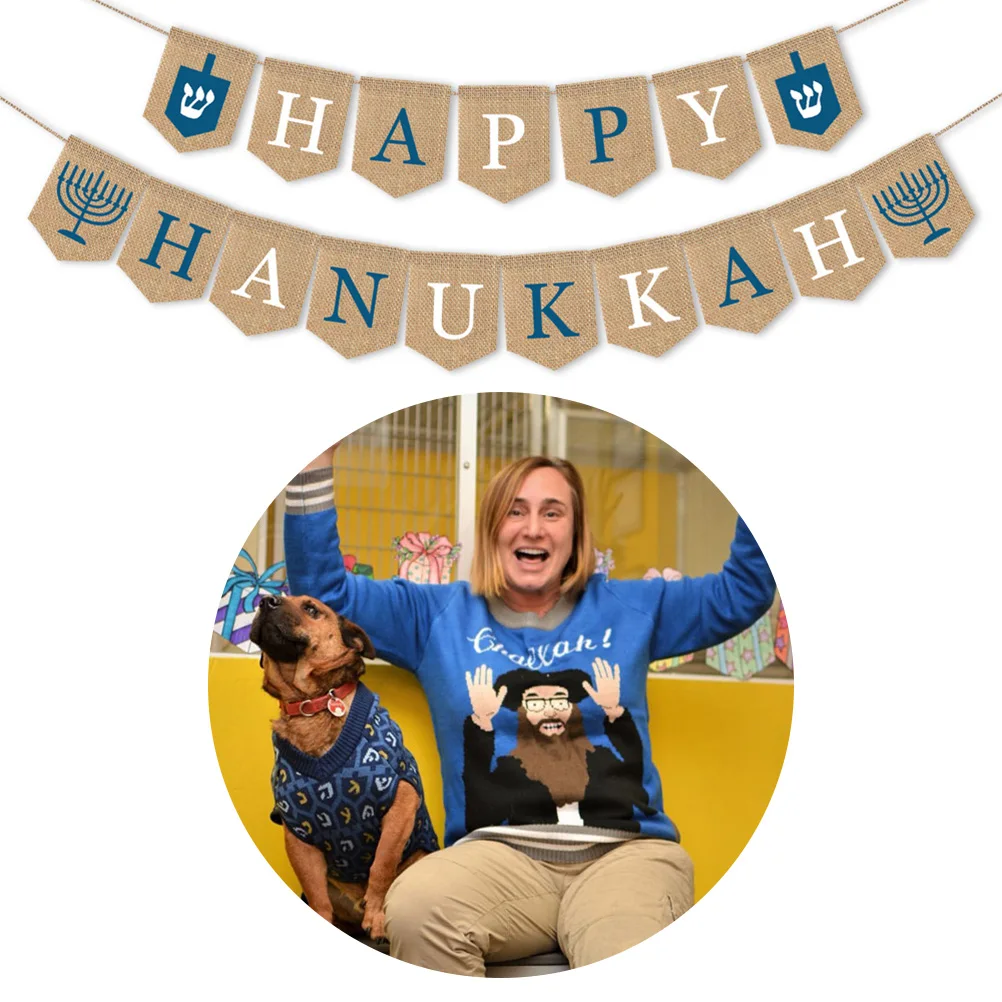 Burlap Banner HANUKKAH Bunting Happy Hanukkah Banner Party Supplies Hanging Decorations Wall Window Table Festive ornaments
Burlap Banner HANUKKAH Bunting Happy Hanukkah Banner Party Supplies Hanging Decorations Wall Window Table Festive ornaments