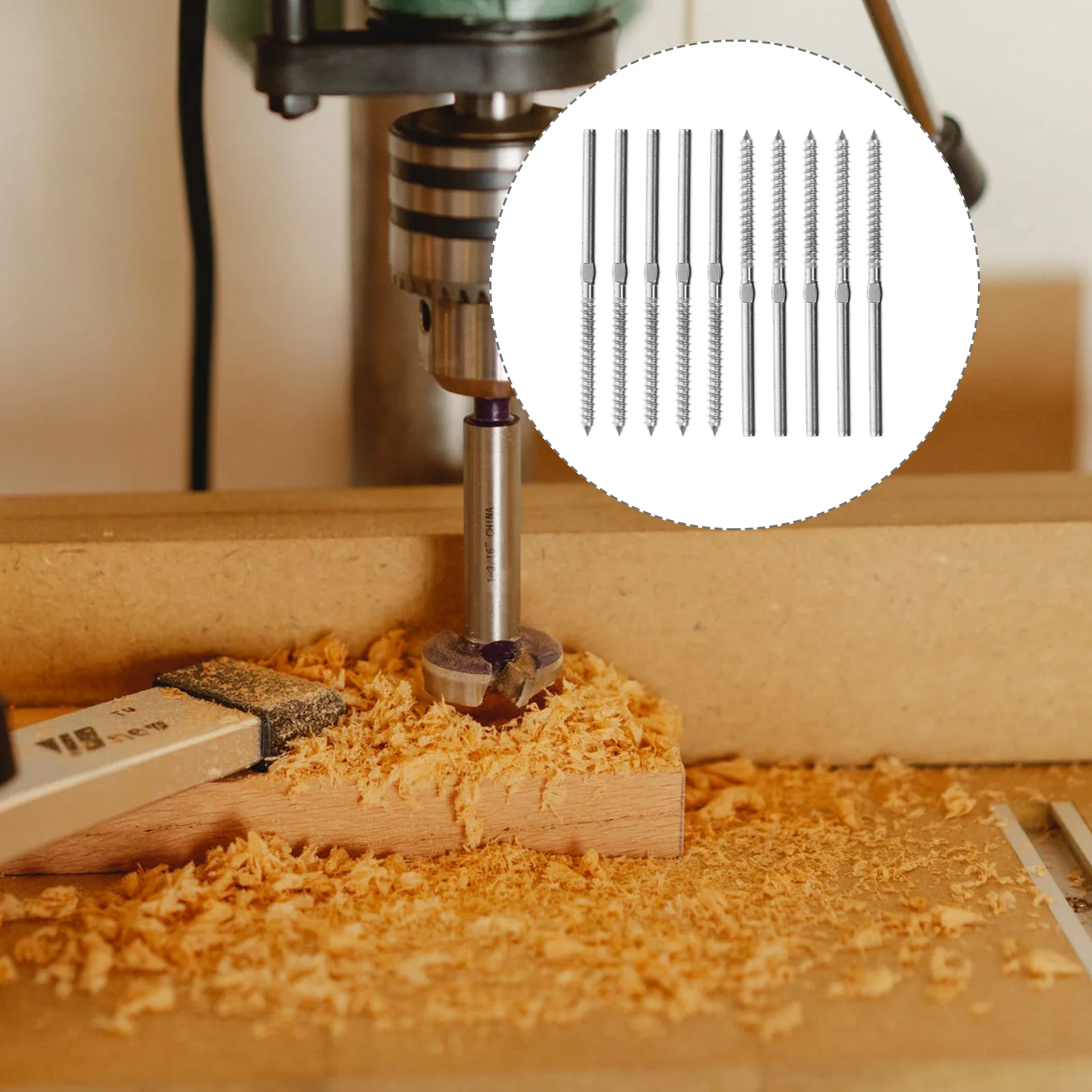 10Pcs Stainless Steel Left Right Thread Lag Screws for Deck and Cable Railing Wood Post Lag Screws
10Pcs Stainless Steel Left Right Thread Lag Screws for Deck and Cable Railing Wood Post Lag Screws