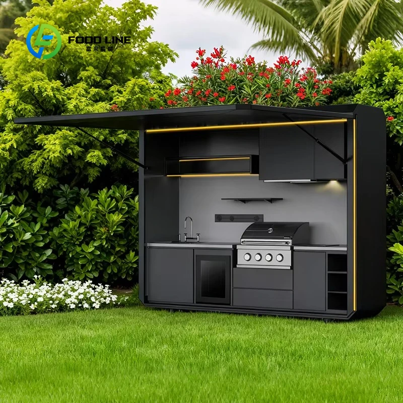 Customized Outdoor Kitchen Cart with Large Storage Space Foldable Design for RV Camping Tailgating BBQ
Customized Outdoor Kitchen Cart with Large Storage Space Foldable Design for RV Camping Tailgating BBQ