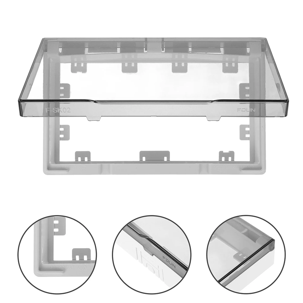 2pcs Switch Cover Electric Outlet Adhesive Weatherproof Outlet Covers Safety Adhesive Socket Covers Wall Panels Furniture Parts
2pcs Switch Cover Electric Outlet Adhesive Weatherproof Outlet Covers Safety Adhesive Socket Covers Wall Panels Furniture Parts