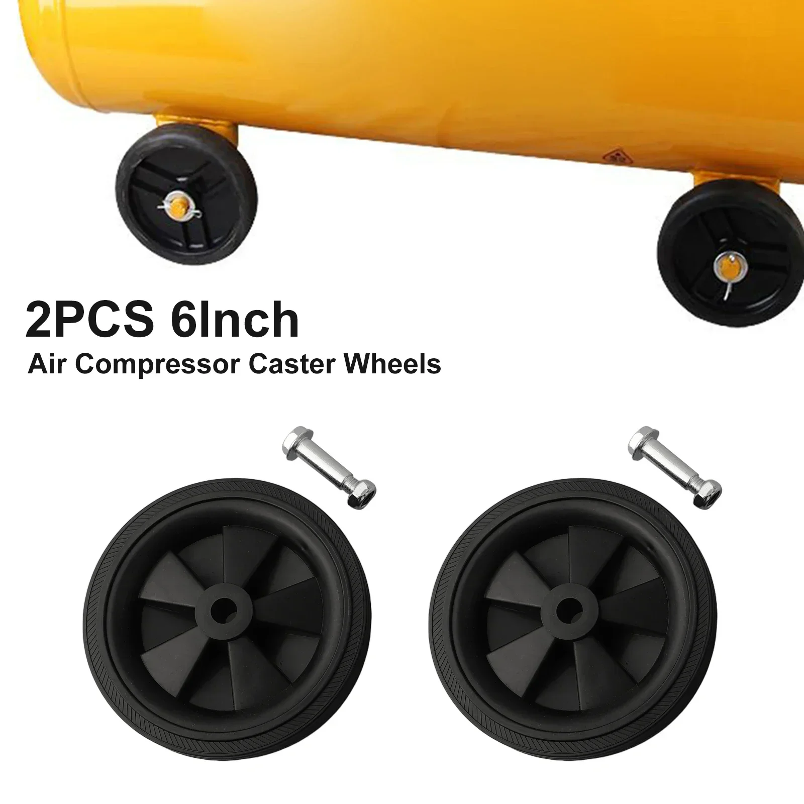 Air Compressor Accessories Caster Wheels 5-6In Shock Absorption Non-Slip Silent Replacement Accessories For Pneumatic Tools
Air Compressor Accessories Caster Wheels 5-6In Shock Absorption Non-Slip Silent Replacement Accessories For Pneumatic Tools
