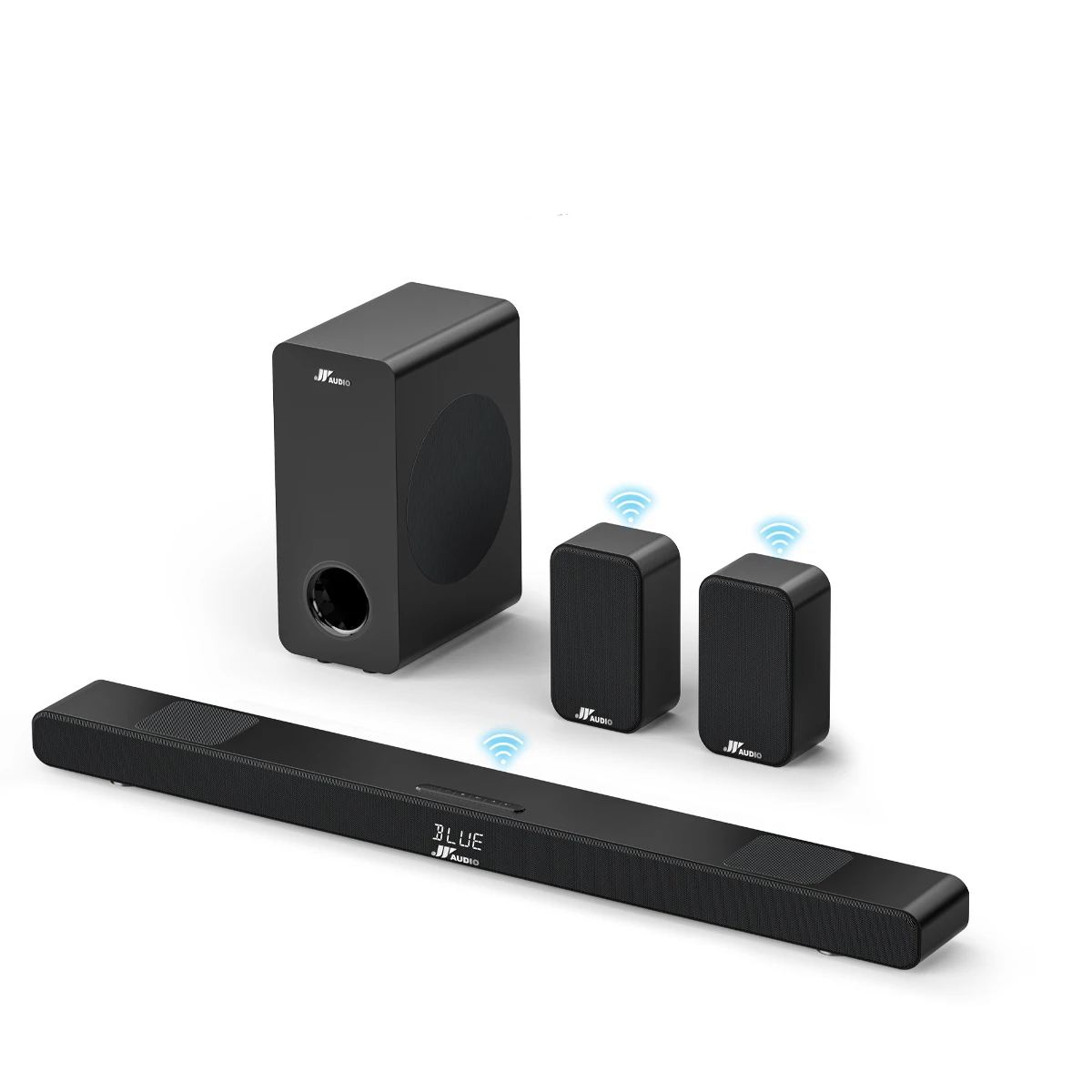 260W Home Theater Systems Surround Sound System for TV - 5.25" Subwoofer with ARC Optical AUX COA Input Wired Satellite Speakers
260W Home Theater Systems Surround Sound System for TV - 5.25" Subwoofer with ARC Optical AUX COA Input Wired Satellite Speakers