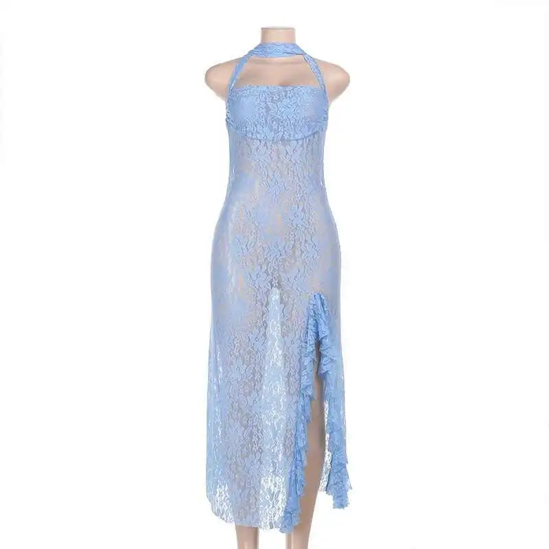 New Ins Yj25057 Holiday Strap Skirt Lace Perspective Sexy Fashion Strap Dress Lace Bandage 2025 Summer Dress Robe Vestido Women
New Ins Yj25057 Holiday Strap Skirt Lace Perspective Sexy Fashion Strap Dress Lace Bandage 2025 Summer Dress Robe Vestido Women