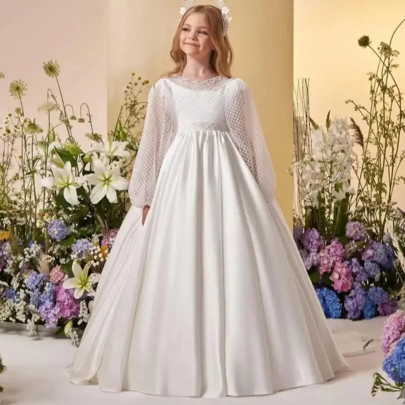 Flower Girl Bridesmaid Dress Kids Bridemaid Wedding Dresses For Children White Ball Gowns Girls Party Wear Elegant Frocks
Flower Girl Bridesmaid Dress Kids Bridemaid Wedding Dresses For Children White Ball Gowns Girls Party Wear Elegant Frocks
