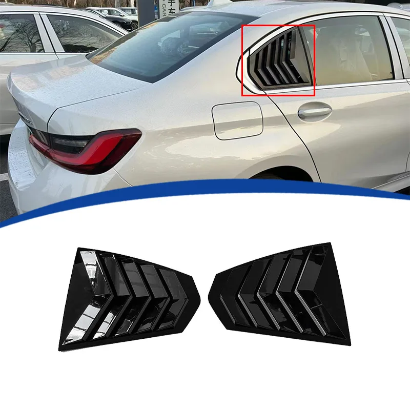 Rear Window Side Louver Shutter Trim For BMW 3 Series G20 320i 325i 330i M340i 2019 2020 2021-2023 Windshield Cover Shade Blind
Rear Window Side Louver Shutter Trim For BMW 3 Series G20 320i 325i 330i M340i 2019 2020 2021-2023 Windshield Cover Shade Blind
