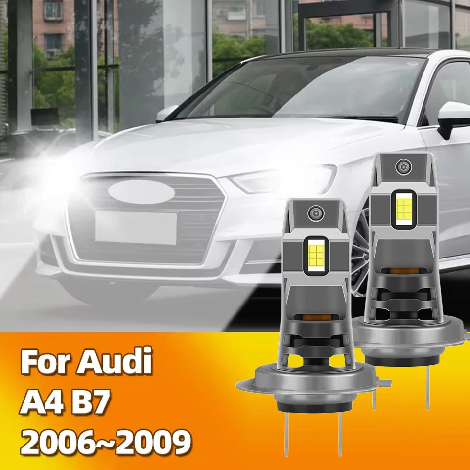 For Audi A4 B7 2006 2007 2008 2009 Car Light 300W 30000LM H7 LED Headlights 6000K Auto Headlamp 12V High Low Beam with Turbo Fan
For Audi A4 B7 2006 2007 2008 2009 Car Light 300W 30000LM H7 LED Headlights 6000K Auto Headlamp 12V High Low Beam with Turbo Fan