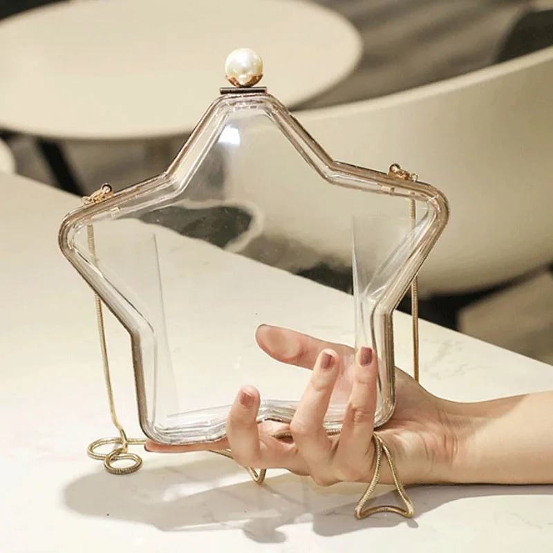 Transparent acrylic design women bag fashion star women handbag new product evening bag crossbody bag
Transparent acrylic design women bag fashion star women handbag new product evening bag crossbody bag