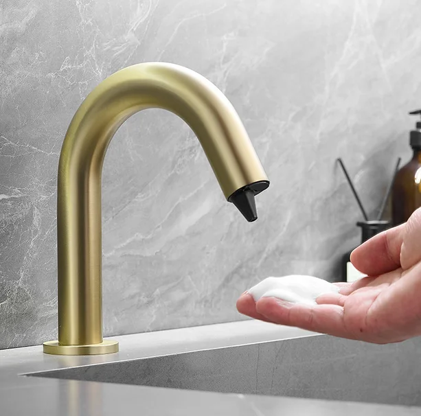 1000ML Automatic Sensor Motion Soap Dispenser for Kitchen Sink Built in Sink Liquid Soap Dispenser Countertop Soap Dispenser
1000ML Automatic Sensor Motion Soap Dispenser for Kitchen Sink Built in Sink Liquid Soap Dispenser Countertop Soap Dispenser