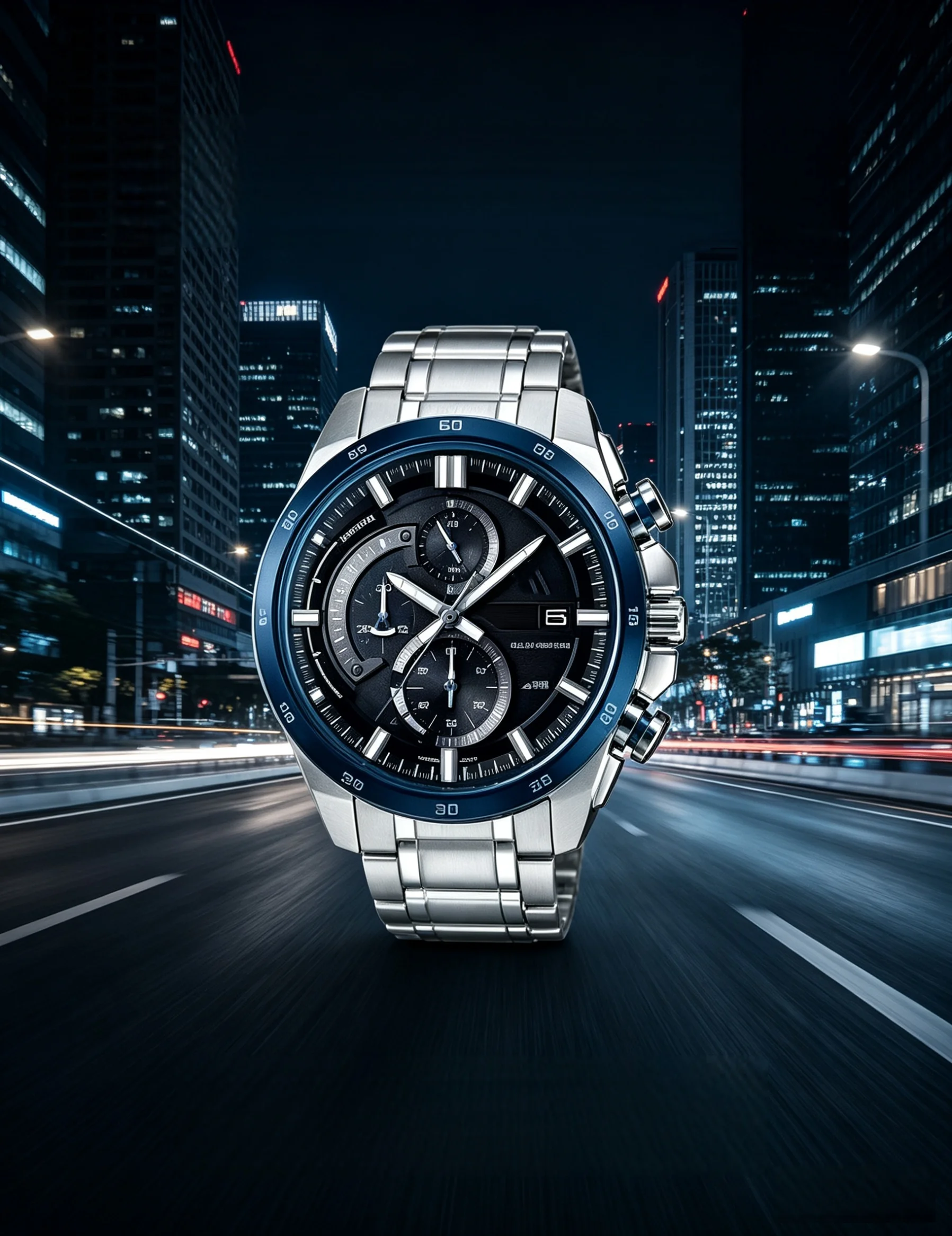 Marine-style Three-Hand Chronograph Men’s Watch – Stainless Steel Strap, Water-Resistant, Sports, Full-Function Series
Marine-style Three-Hand Chronograph Men’s Watch – Stainless Steel Strap, Water-Resistant, Sports, Full-Function Series