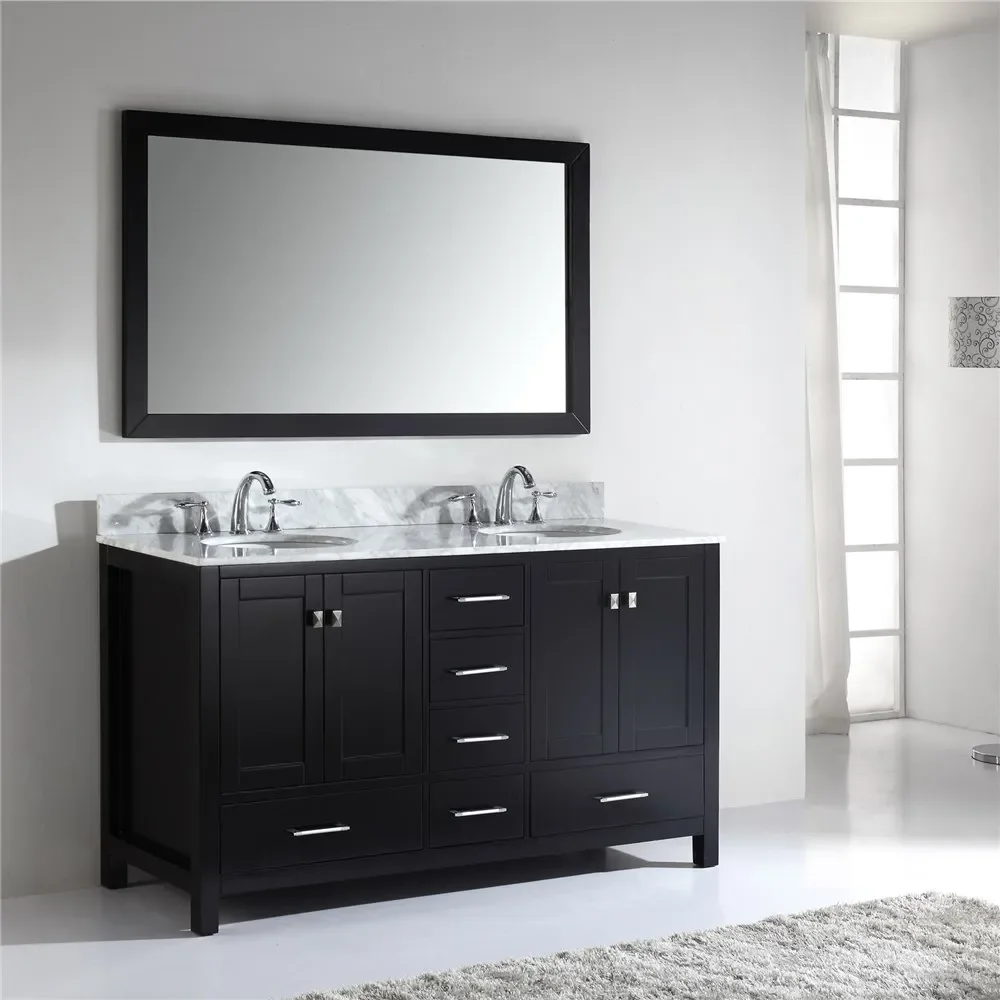 Modern Set Single Mirror Round Sink Bathroom Vanity Cabinets With Shaker Door
Modern Set Single Mirror Round Sink Bathroom Vanity Cabinets With Shaker Door