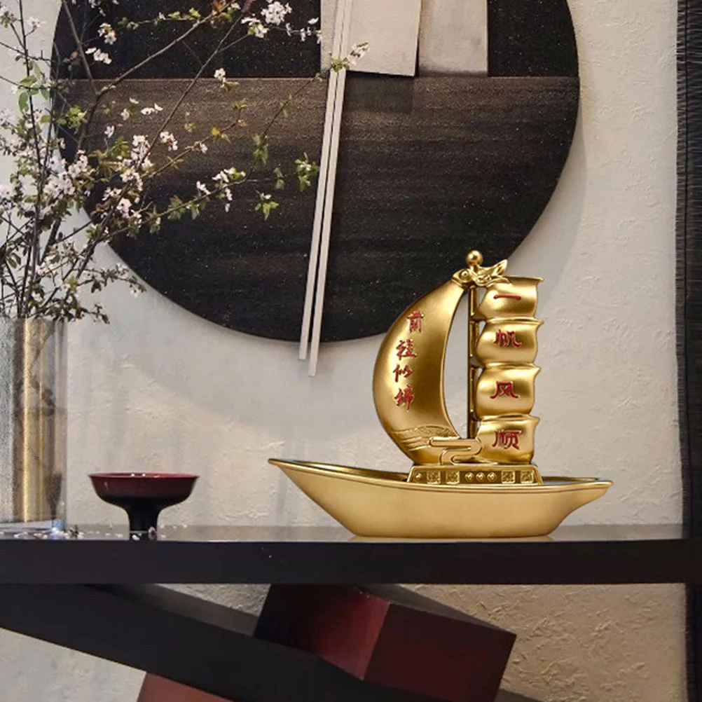 1Pcs Golden Resin Sailboat Decorative Desktop Home Office Creative Resin Adornment Gift for Housewarming Sailboat Decor
1Pcs Golden Resin Sailboat Decorative Desktop Home Office Creative Resin Adornment Gift for Housewarming Sailboat Decor