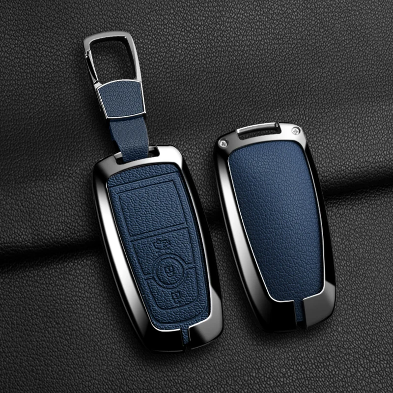 Zinc Alloy Leather Car Key Case Cover For Ford Mustang Explorer Edge Fusion Mondeo F150 F250 F350 F450 F550 2019 2020 Keychain
Zinc Alloy Leather Car Key Case Cover For Ford Mustang Explorer Edge Fusion Mondeo F150 F250 F350 F450 F550 2019 2020 Keychain