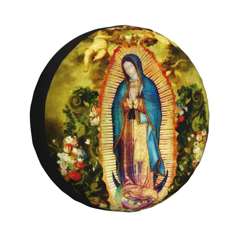 Custom Our Lady Of Guadalupe Mexican Virgin Mary Tire Cover 4WD 4x4 Trailer Catholic Spare Wheel Protector for Toyota Land Prado
Custom Our Lady Of Guadalupe Mexican Virgin Mary Tire Cover 4WD 4x4 Trailer Catholic Spare Wheel Protector for Toyota Land Prado