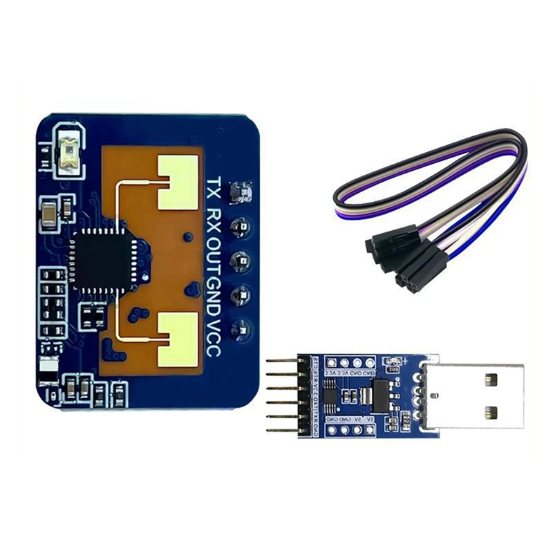 24G Mmwave LD2410C Kit Human Presence Radar Sensor Module Motion Detection Module LD2410C Radar Module
24G Mmwave LD2410C Kit Human Presence Radar Sensor Module Motion Detection Module LD2410C Radar Module