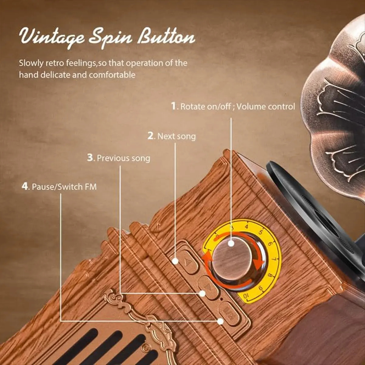 grand Retro Bluetooth 5.3 Speaker Home Office Room Vintage Decor,Portable Wireless Speaker for Outdoor Parties,Android Speaker
grand Retro Bluetooth 5.3 Speaker Home Office Room Vintage Decor,Portable Wireless Speaker for Outdoor Parties,Android Speaker