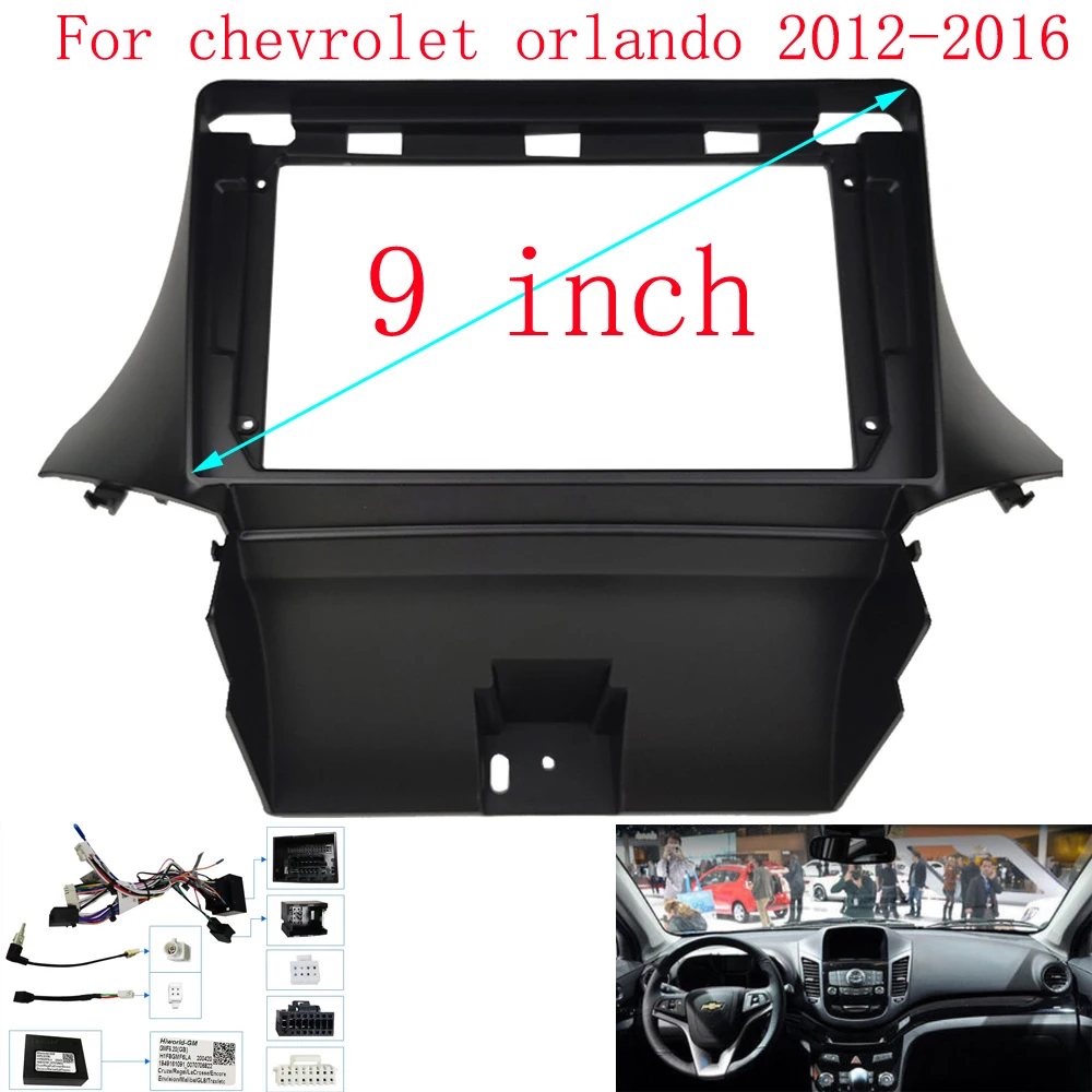 Car Radio Fascias Frame For chevrolet orlando 2012-2016 9 inch Stereo Panel Wiring Harness Power Cable Adapter Canbus Deocrder
Car Radio Fascias Frame For chevrolet orlando 2012-2016 9 inch Stereo Panel Wiring Harness Power Cable Adapter Canbus Deocrder