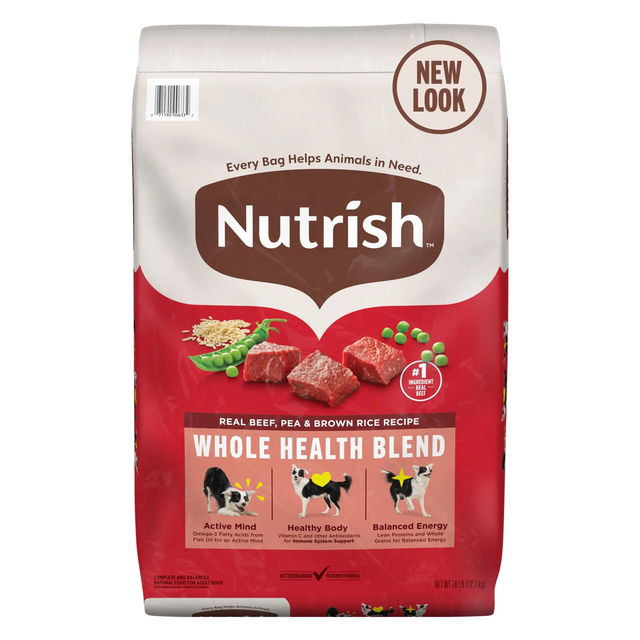 Real Beef, Pea & Brown Rice Recipe Whole Health Blend Dry Dog Food, 28 lb Bag (Rachael Ray)
Real Beef, Pea & Brown Rice Recipe Whole Health Blend Dry Dog Food, 28 lb Bag (Rachael Ray)