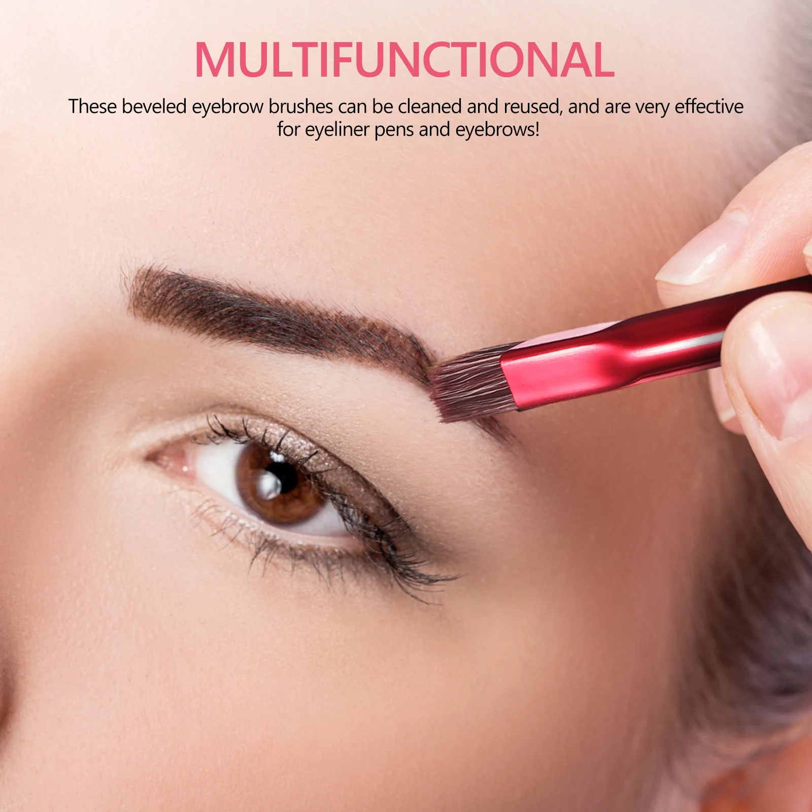 3 pcs Realistic Brows Makeup Brush Fine Angled Tools Angled Brow Brushes Brushes Wooden Handle Travel Supplies
3 pcs Realistic Brows Makeup Brush Fine Angled Tools Angled Brow Brushes Brushes Wooden Handle Travel Supplies